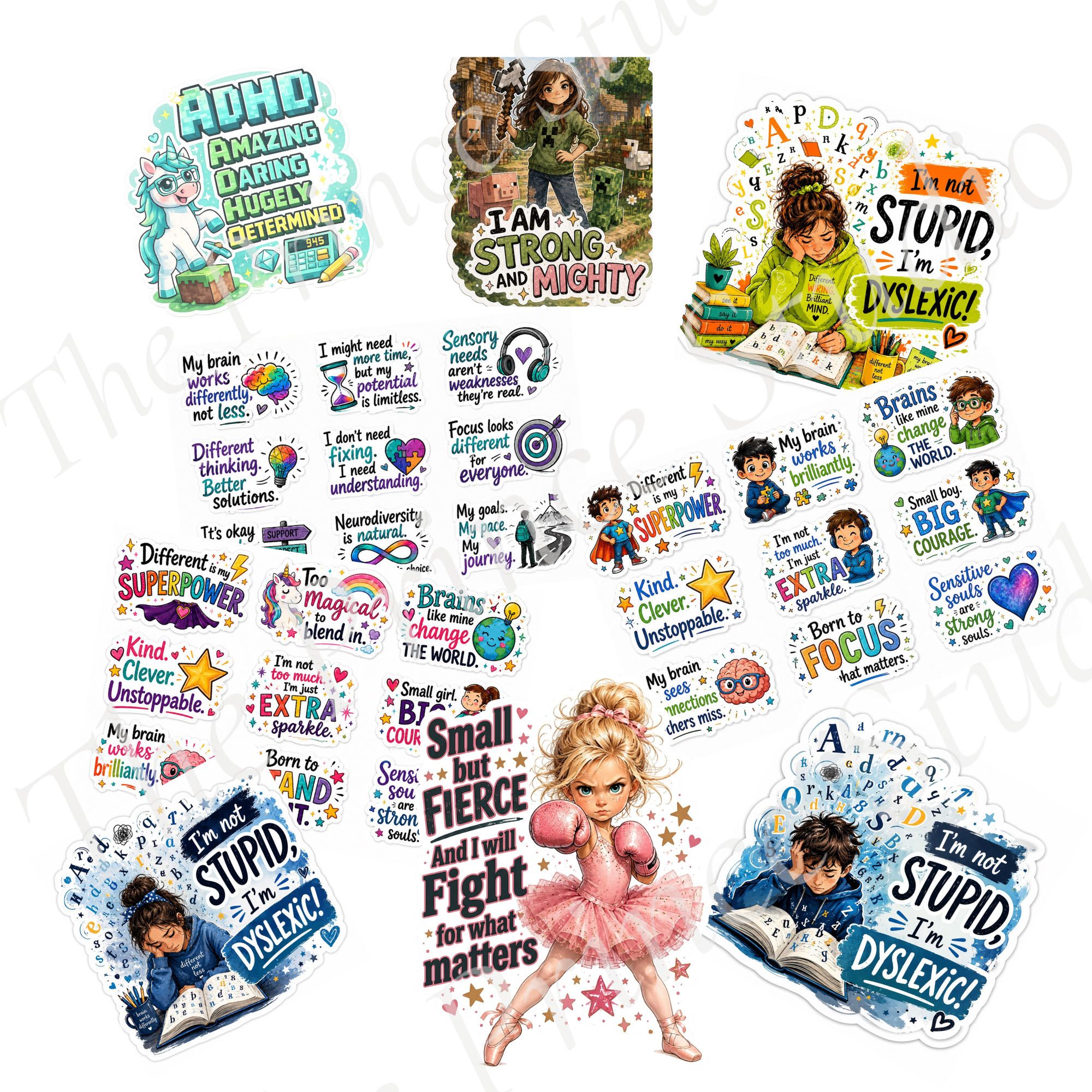 Neurodiversity stickers