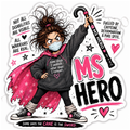 MS Hero Sticker