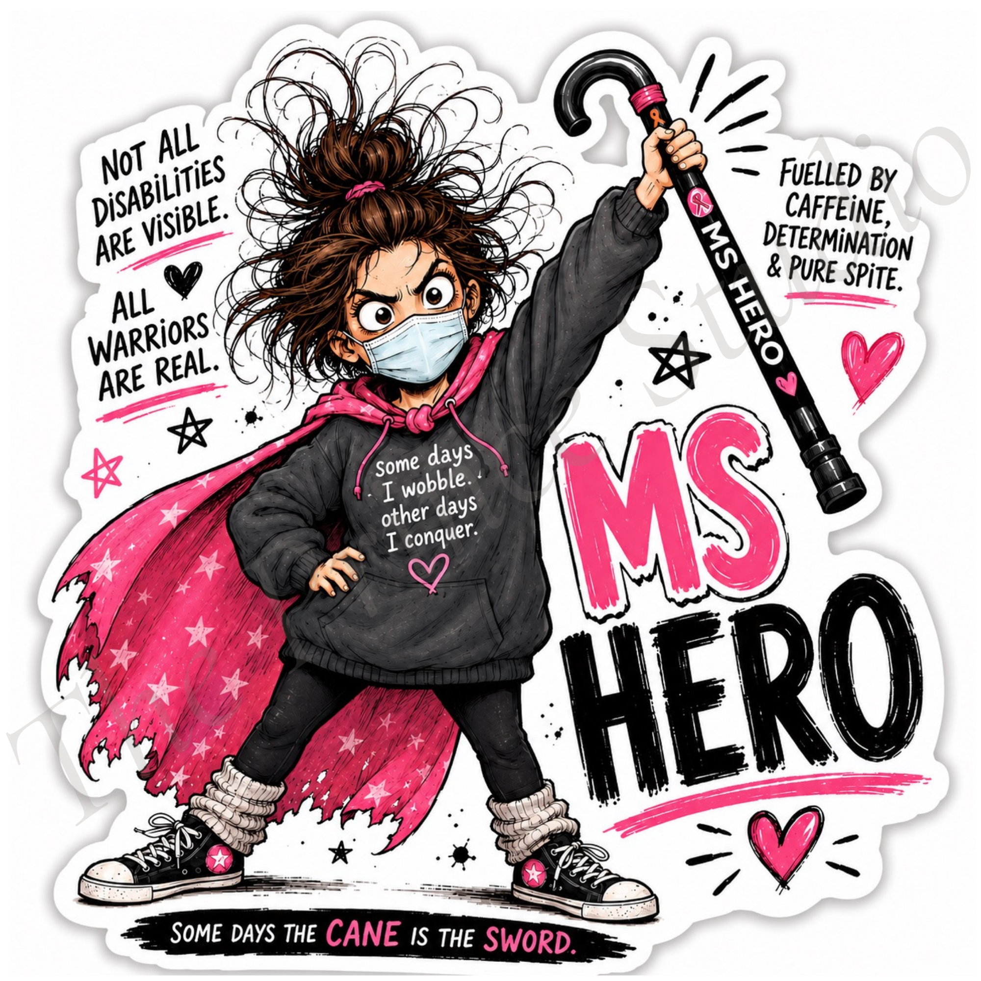 MS Hero Sticker