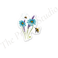 flowers & Bees sticker