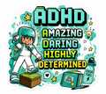 ADHD Positive Affirmation Sticker for Children
