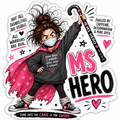 MS Hero Sticker