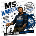 MS Warrior Sticker - Male Edition
