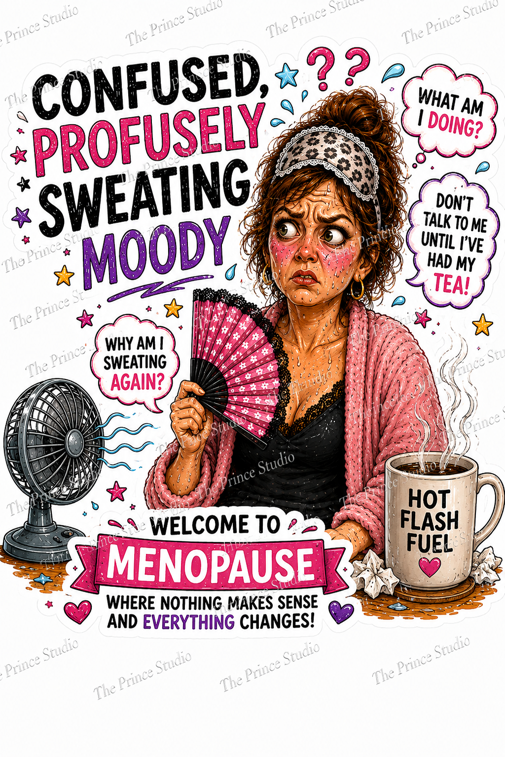 Menopause Chaos Sticker