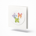 Hand-painted Watercolour Card - Butterflies