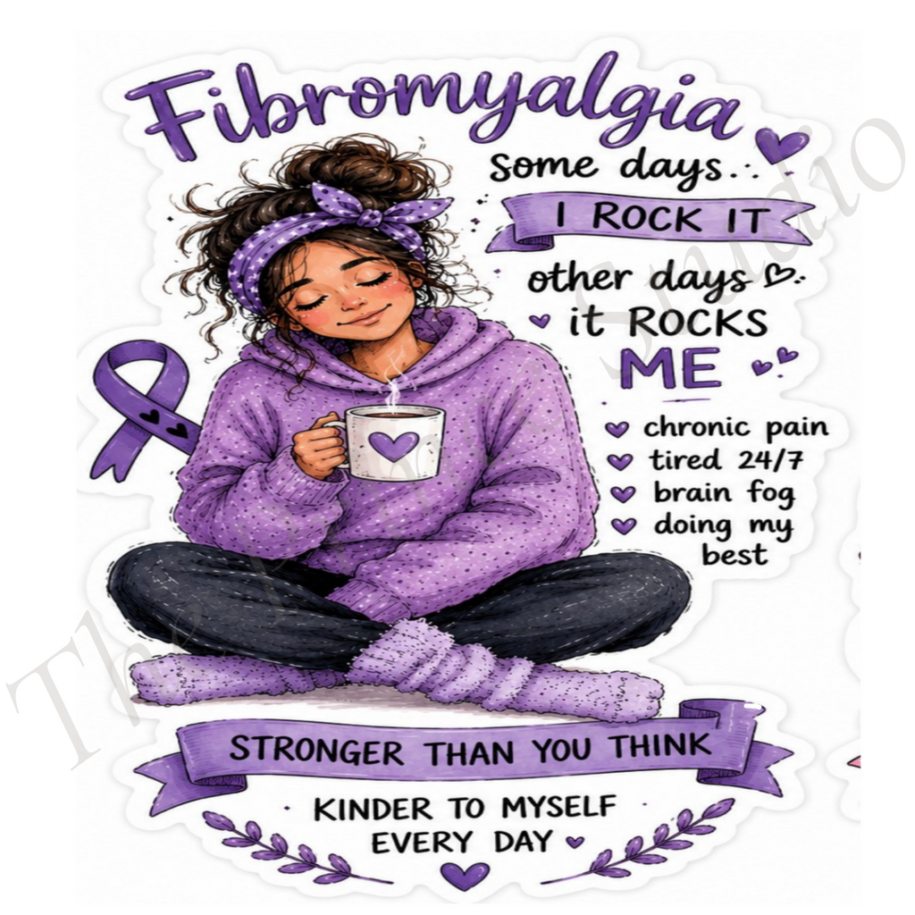Fibromyalgia Awareness Sticker