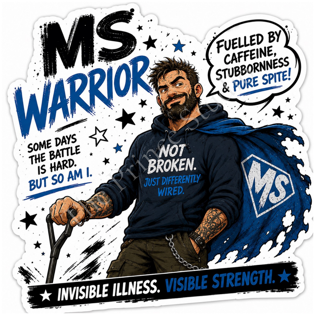 MS Warrior Sticker